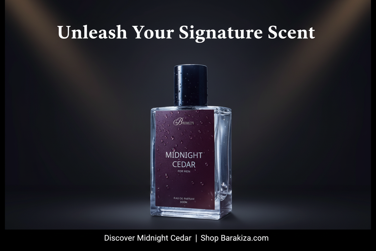  'Midnight Cedar for Men' by Barakiza
