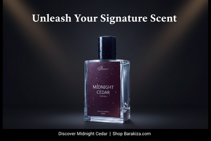  'Midnight Cedar for Men' by Barakiza