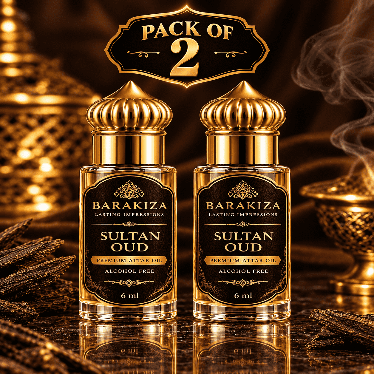 Sultan Oud 6 Ml Pack of 2